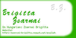 brigitta zsarnai business card